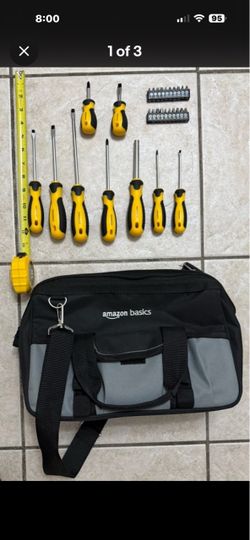 MAMMOTH Screwdrivers Bit Set 29 pieces Magnetic Tip Chrome Vanadium Steel & Bag