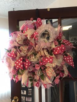 Vintage Tea Wreath 