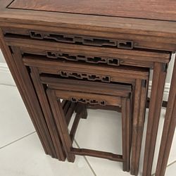 Antique Rosewood Nesting Tables