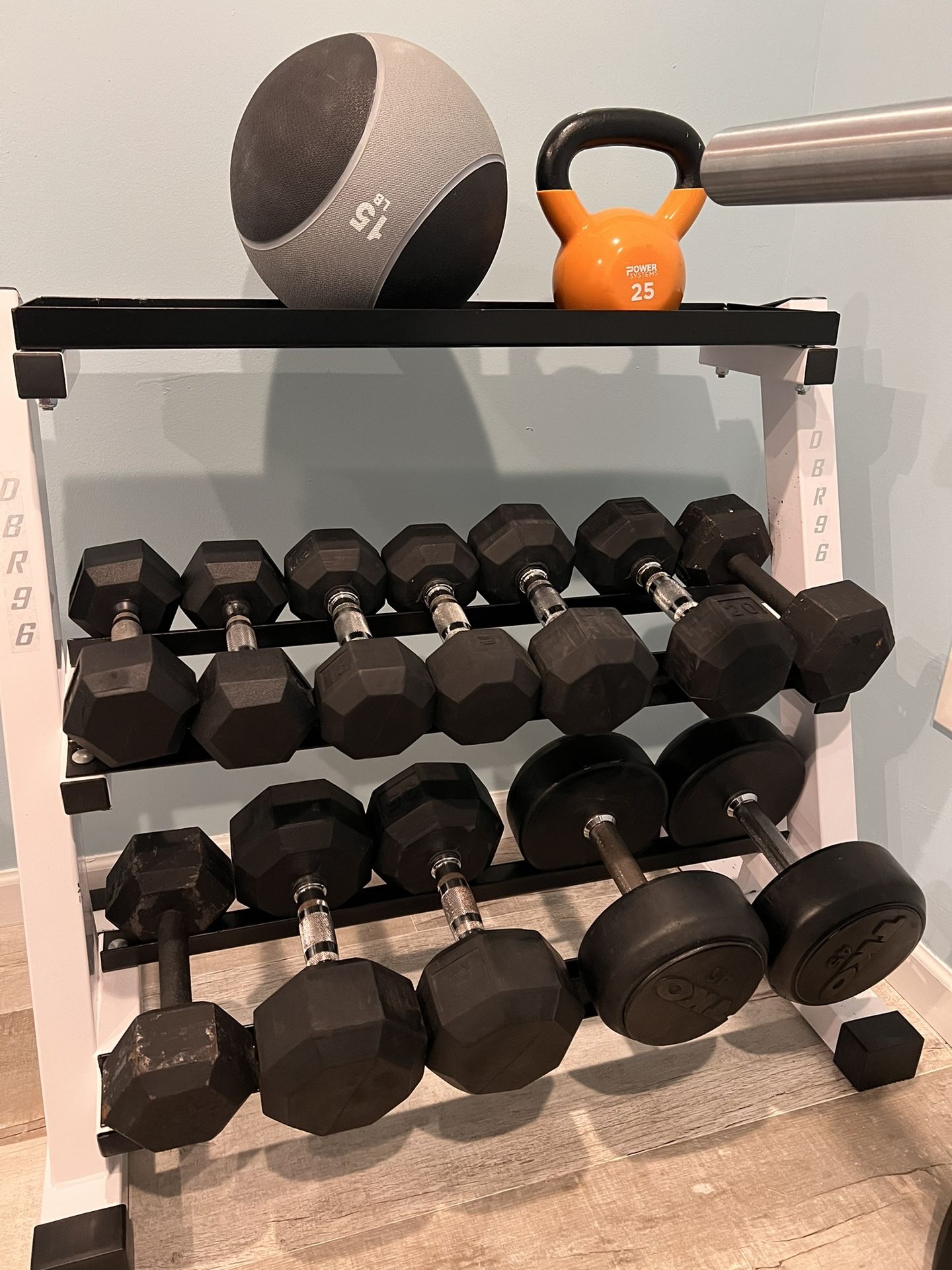 Dumbbell Set with Storage Rack