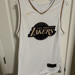 Nike LA Lakers Lebron James #23 Golden Edition Jersey 