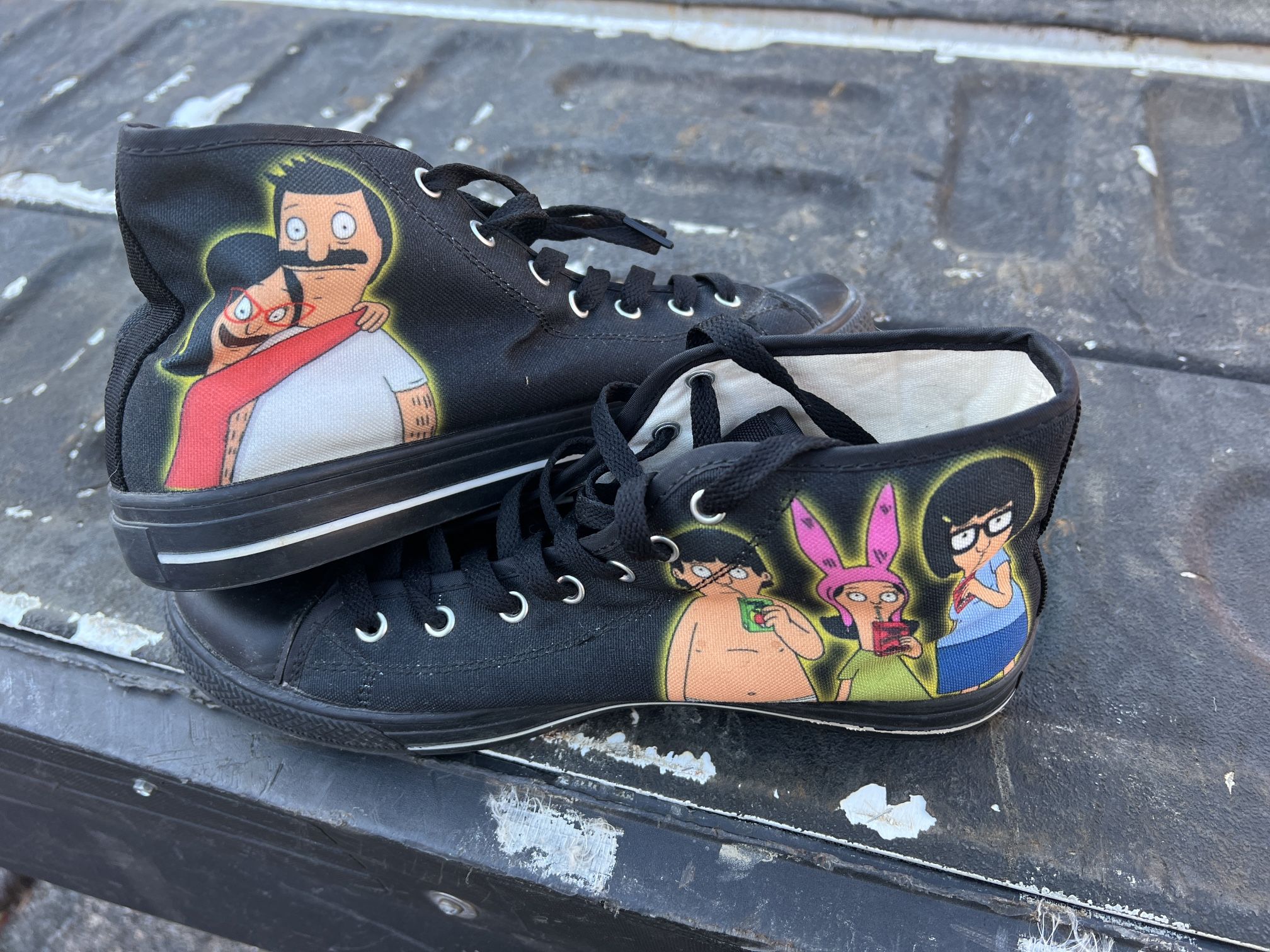 Bobs burgers Custom Vans