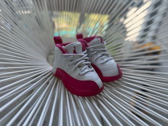Jordan 12 6c Girls Toddler Pink White