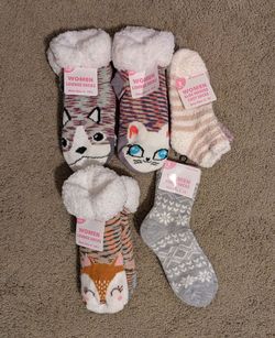 Women's Cozy Socks Bundle – 5 Pairs