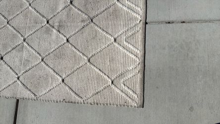 Cream Wool Rug