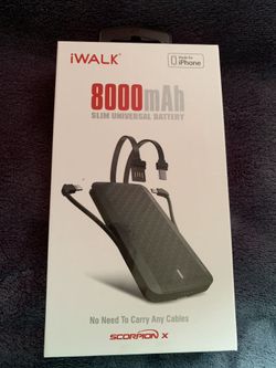IWALK 8000 mAh slim universal battery