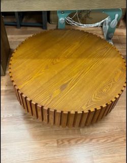Round Pedestal Coffee Table