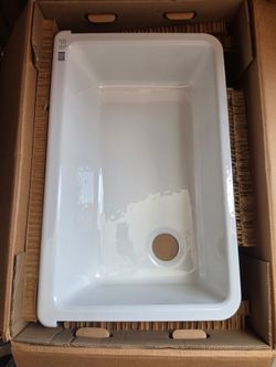 KOHLER
Whitehaven Farmhouse Apron Front Self-Trimming Cast Iron 36 in. Single Bowl Kitchen Sink in White