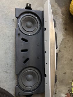 Bentley GT factory subwoofer