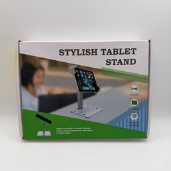 woleyi Anti-Theft Desktop Tablet Kiosk Stand Holder, Heavy Duty Countertop Tablet POS Display Mount with Security Lock and Key, Compatible with iPad P