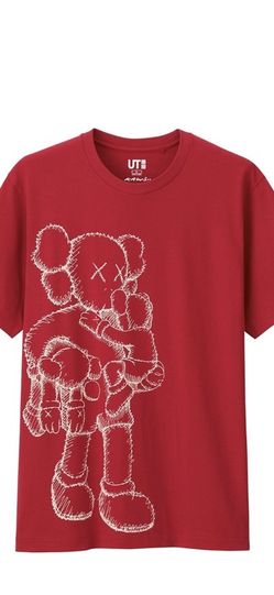 KAWS x UNIQLO Red Tee Shirt (2016 Release)
