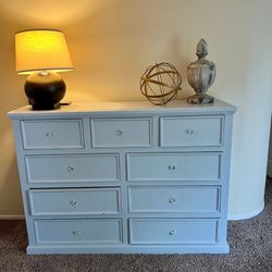 Beautiful Light Blue Shabby Chic Dresser 