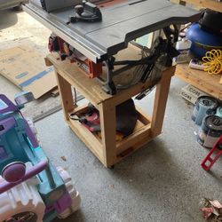 RIDGID 15 Amp 10 in. Portable Job site Table Saw. 