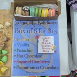 Macarons For Sale 6 For 15.