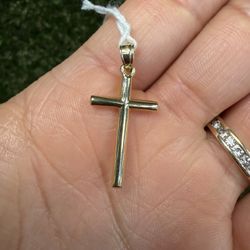 14k Cross Charm