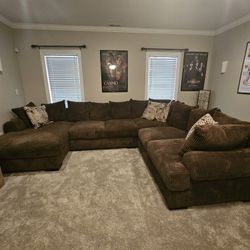  Brown Sectional From Walker Furniture