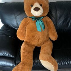 Toys R Us Stuffed Teddy Bear Large Jumbo 44” Tall Plush Animal