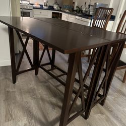 Kitchen Table Foldable with chairs 