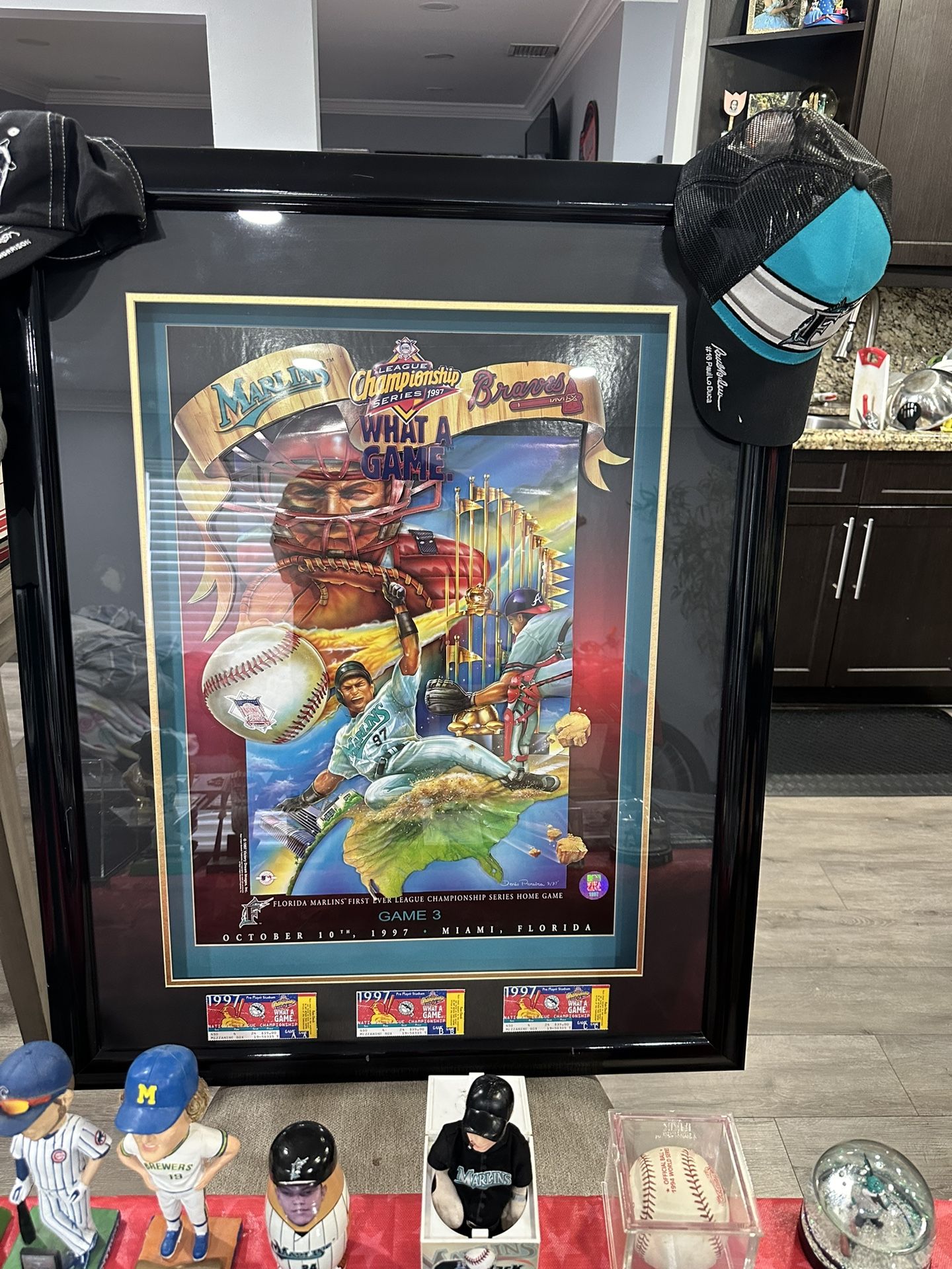 Florida Marlins memorabilia autograph