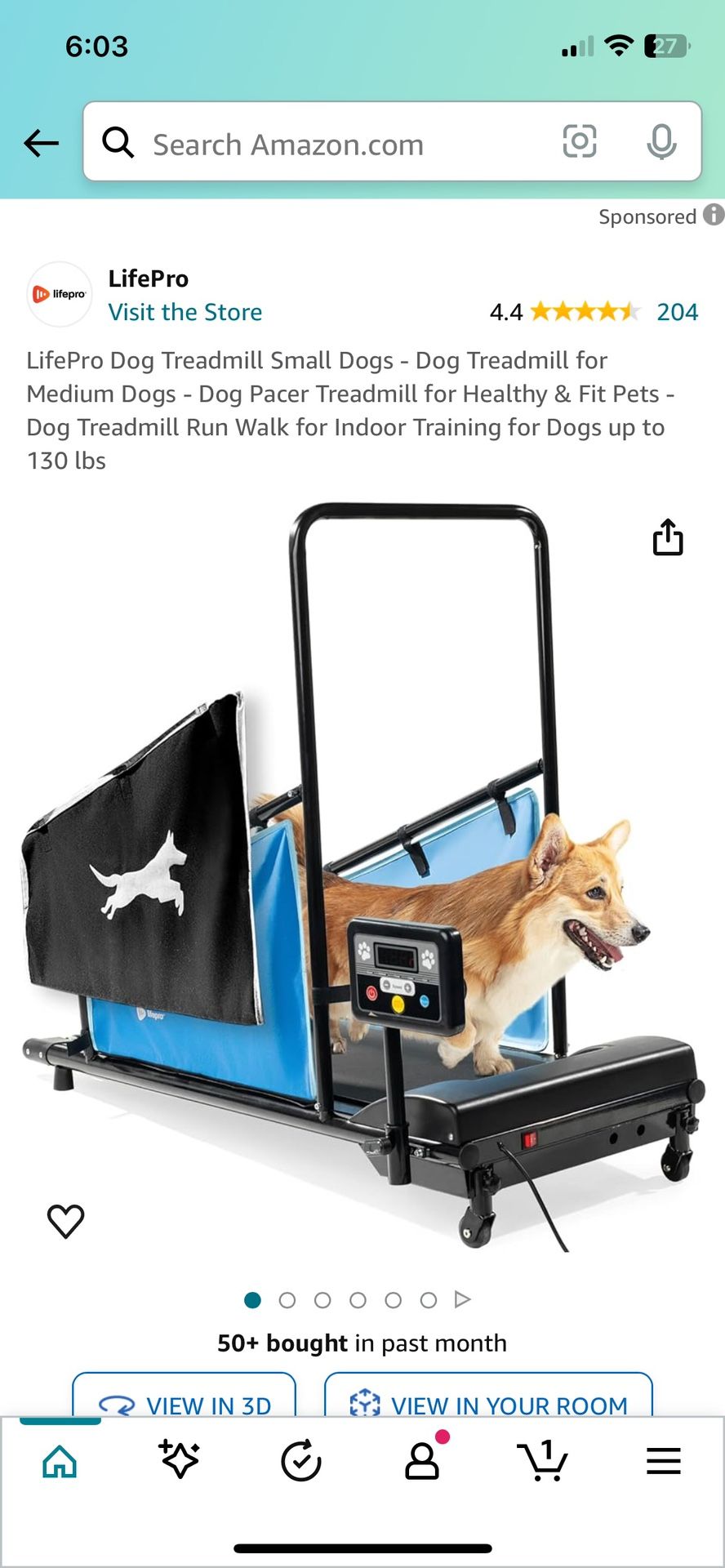 Like New Prolife Dog Treadmill