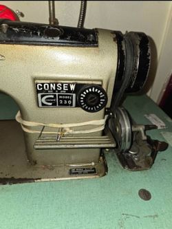 Consew Model 230 industrial straight stitch sewing machine