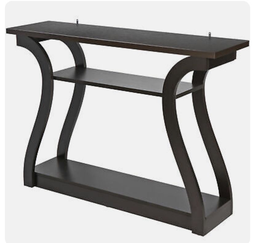 3 Tire Accent Table Console Table Porch Side Table for Hallway Living Room