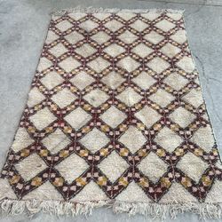 Vintage Antique Moroccan Rug 