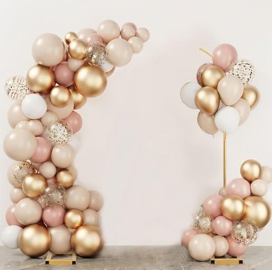 New Balloon Arch Stand Set of 2 - Metal Backdrop