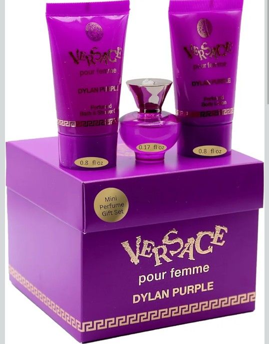 Versace Dylan Purple  Women's Mini Perfumed Gift Trio 