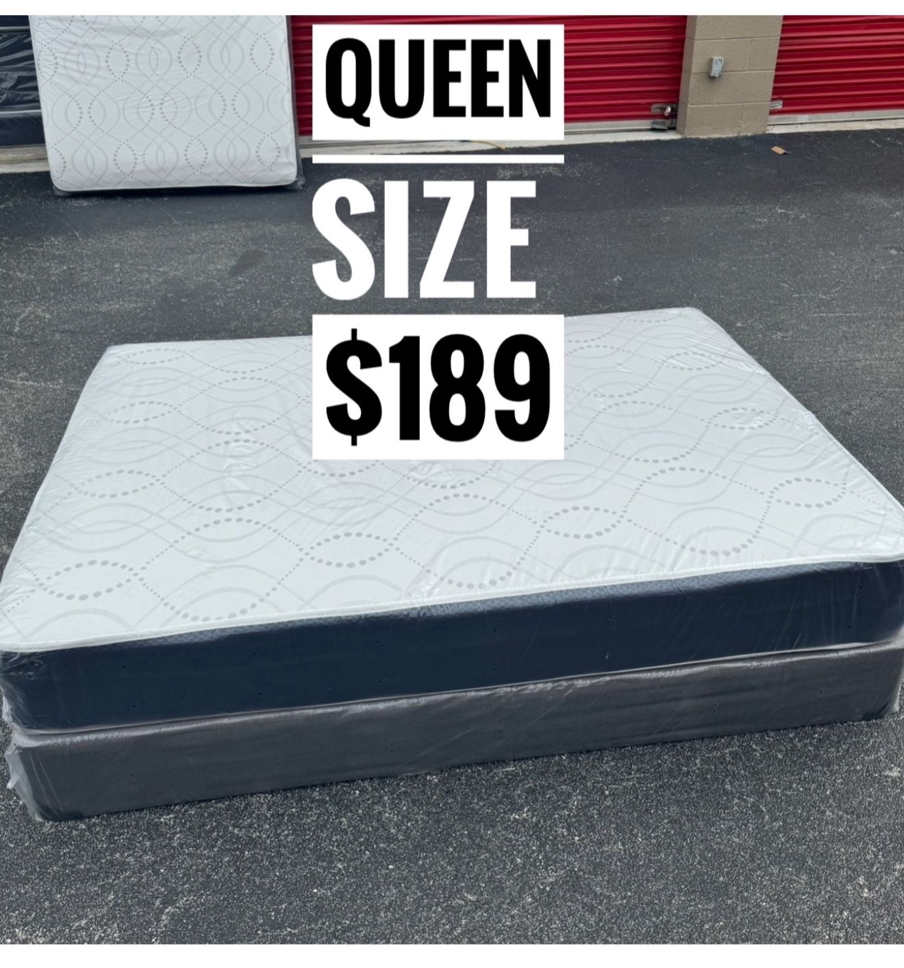 NEW Mattress Queen Size Regular With Box Spring // Offer 🚚