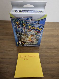 SEALED Scarlet & Violet Stellar Crown 3 Booster Packs