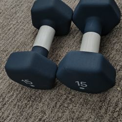 15lb Pair Of Neoprene Dumbells