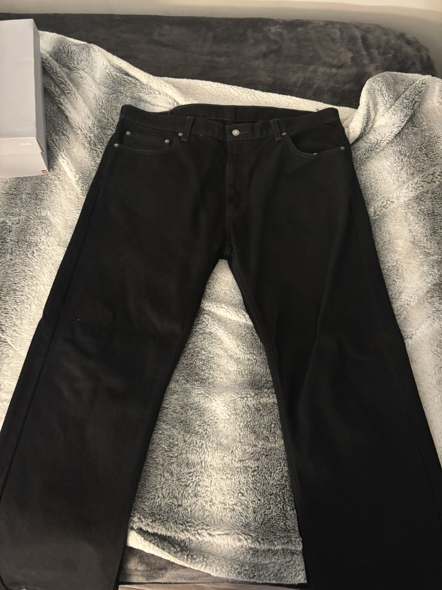 Levi’s 505 Black Jeans – Straight Leg – Classic Fit – Size 40x30