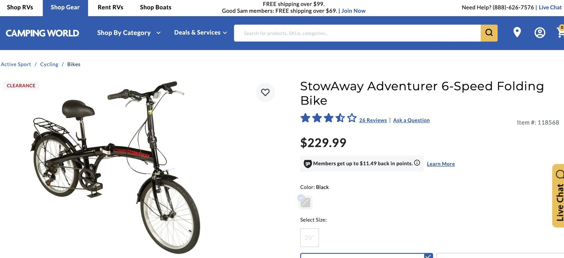 Stowaway Adventurer Folding Bike