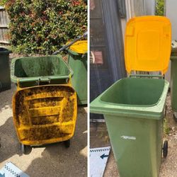 Lavado De  Botes De Basura 