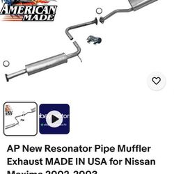Exhaust System 02-03 Nissan Maxima 