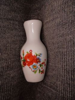 Vintage miniature porcelain vase