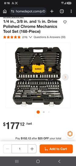 Dewalt mechanic set