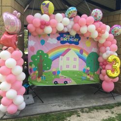 Peppa Pig Balloon Garland 
