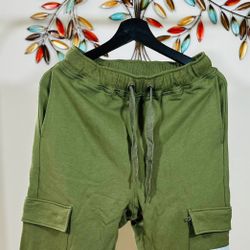 BURBERRY COTTON CARGO PANTS , Visit Our Profile For More Items Available !!!