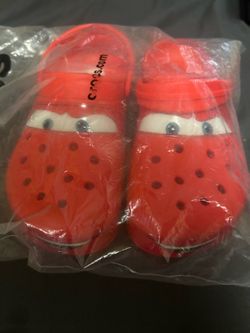 LIGHTNING MCQUEEN ADULT CLOGS
