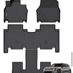 2024 Kia EV9 All Weather Floor Mats 