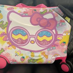 Hello Kitty Carry And Ride Along Luggage
