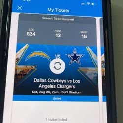 2 Tickets Row 524  Row 12  50 Both 