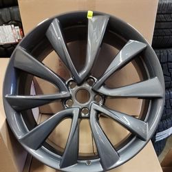 1x New 20" Tesla Model 3 PERFORMANCE wheel Carbon Gray 