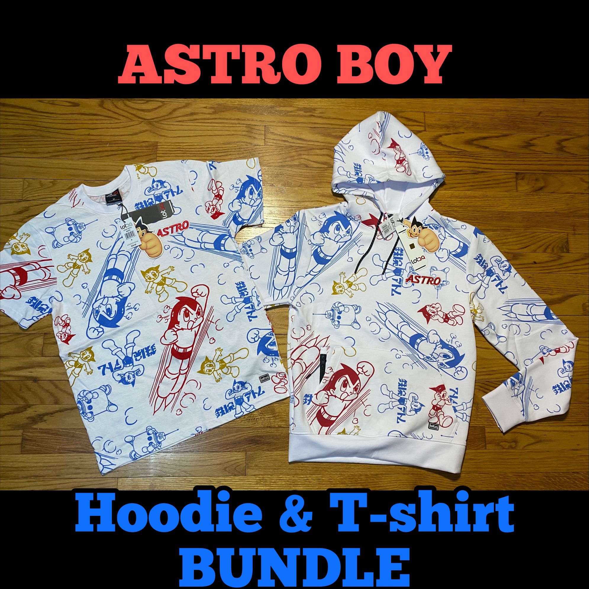 Astro Boy Licensed Cartoon Merchandise BUNDLE!Hoodie & T-shirt Sz M New  @924 for Sale in Bridgeport, CT - OfferUp