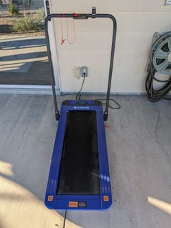 Fitnation Slimline Folding Walking Treadmill | Flat Under-Desk Running Pad