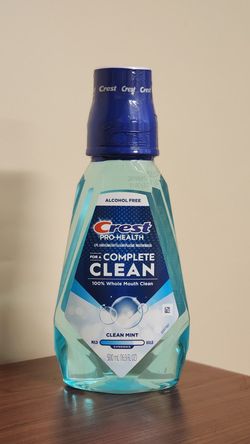 Crest Pro-Health Fluoride Mouthwash Alcohol-Free Clean Mint 500mL