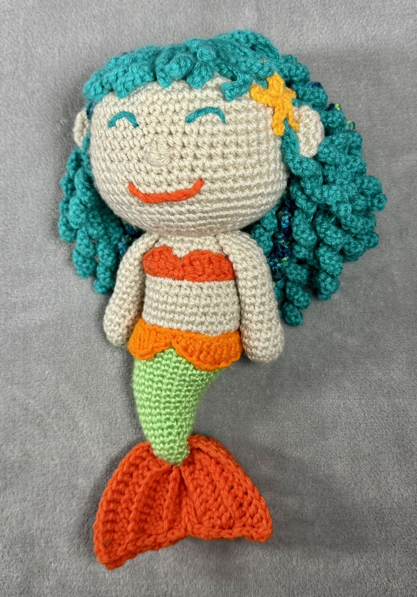 Handmade Stuffed Mermaid Doll