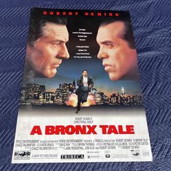 A Bronx Tale Original Movie Poster 27” X 40” 1993